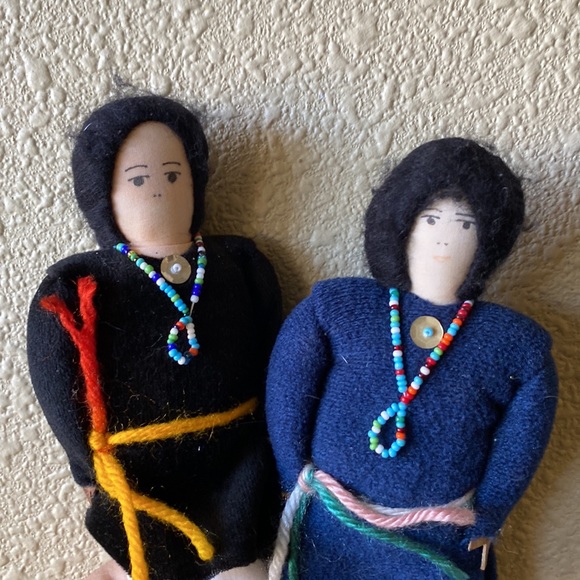 Navajo cloth dolls - set of four - Picture 4 of 4